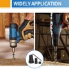 9 PCS Drill Bit Depth Stop Collar Ring Positioner Locator,