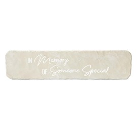Pavilion Gift Company - Someone Special - 16" Cement Weatherproof Remembrance Grief Memorial Bereavement Indoor Outdoor Someone Special Garden Stone