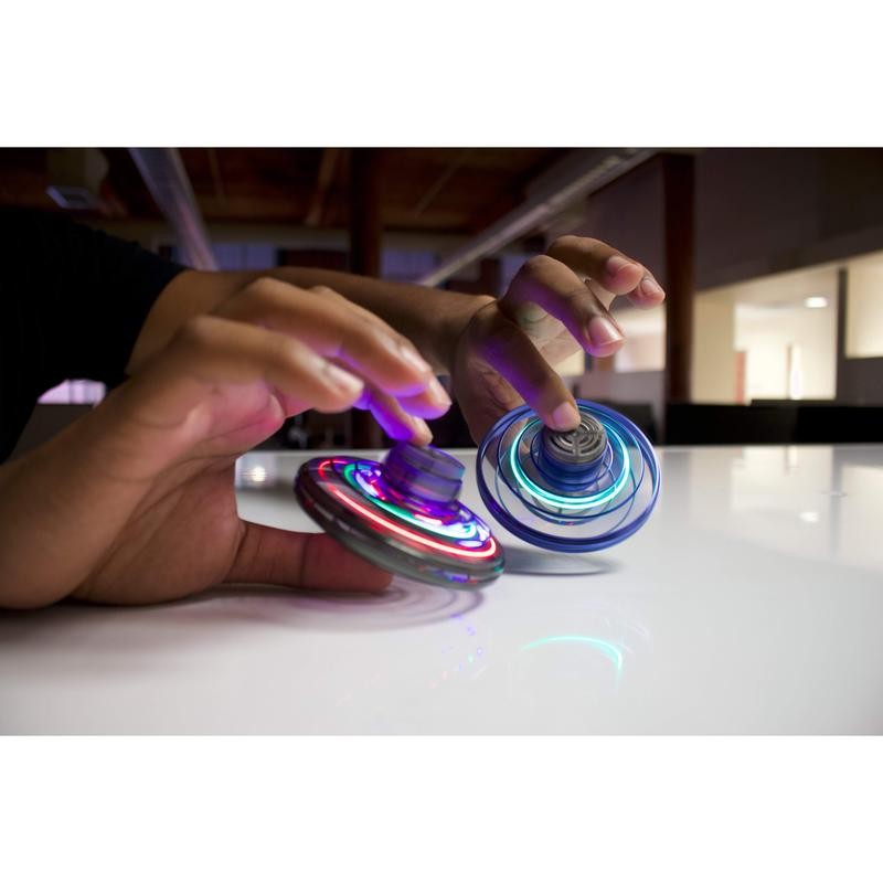 Hoverbyrd: Flying Fidget Spinner - 3 Pack - Color: Black