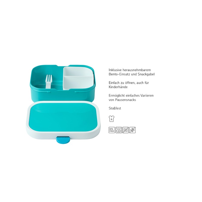 Mepal Lunch Set (Sealing Cup and Lunch Box), Pink Campus