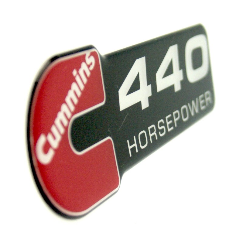 n/a Cummins/440 HORSEPOWER DIESEL EMBLEM