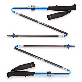 Black Diamond Equipment Distance Carbon Flz Trekking/Running Poles, Ultra Blue, 110cm