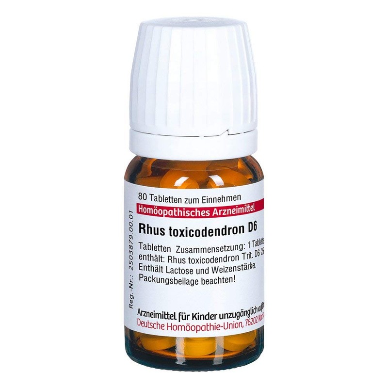 DHU Rhus Toxicodendron D6 for Rheumatic Pain - Tasteless, Pack