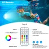 Pool Lights, 2025 Upgraded Ultra-High Brightness Rechargeable Submersible Pool Lights