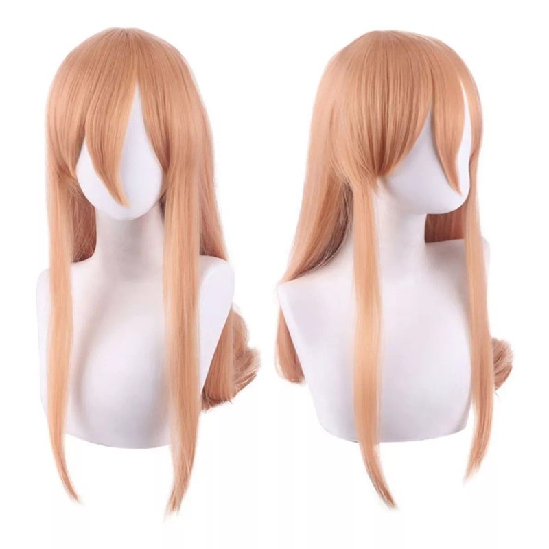 Lucky Day Peluca Power Chainsaw Man Rubia Con Flequillo