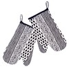 Lashuma Cooking Gloves Pair Black White 2 x Oven Gloves