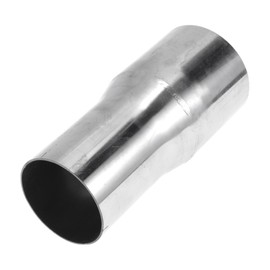 Motoforti 2" OD to 2.35" OD Mandrel Exhaust Bend Elbow Concentric Reducer T316 Stainless Steel Pipe Adapter 5 Inch Length Silver Tone