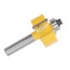 8Pcs Router Bit Groove Cutter Bit Set T Shape Wood