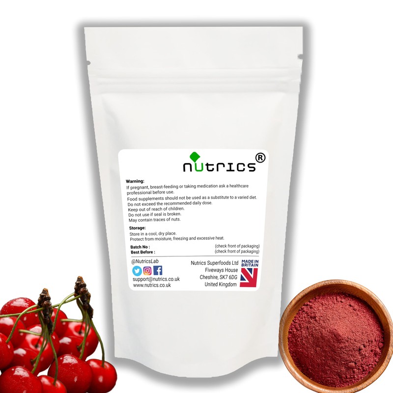 Nutrics® 50g Montmorency Tart Cherry Extract Powder 5% Proanthocyanadins -