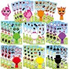 Cartoon Make a Face Stickers, 24 Pieces DIY Puzzle Stickers,