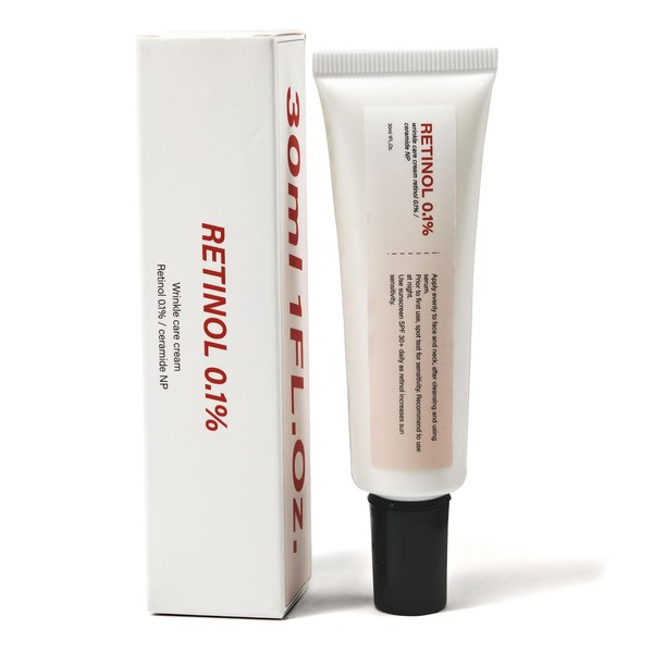Retinol 0.1 Face Cream for Anti-Ageing, Wrinkles, Regenerating & Moisturising,