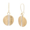 Robert Lee Morris Soho Womens Statement Two-Tone Wire Wrapped Circle