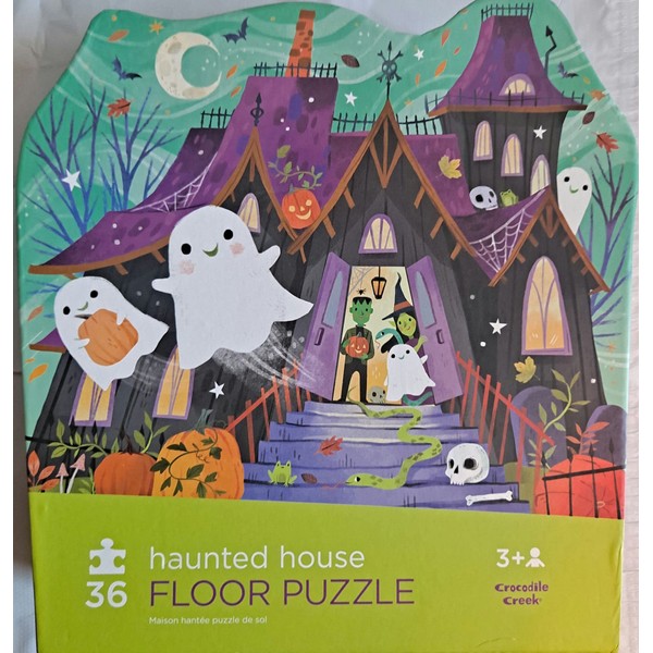 Crocodile Creek Haunted House Floor Puzzle 36 Piece, 1 EA