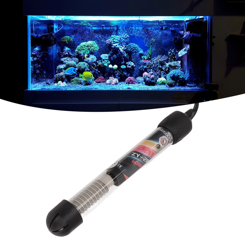 Aquarium Heater Adjustable IPX8 Waterproof Submersible Thermostat Heater with Suction