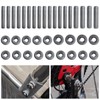Stainless Steel Oil Pan Stud Bolts Kit Compatible for Chevy
