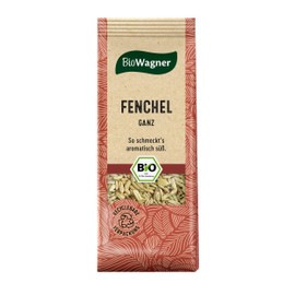 BioWagner - Organic Fennel Whole | Aromatic, Sweet Note for Rice Pans or Homemade Bread | Natural Organic Ingredients | Recyclable Packaging | 30 g