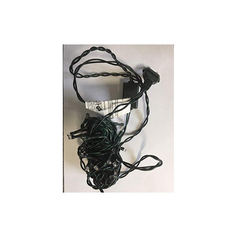 LED Mini-Lichterkette 35er warmweiß / grün ein Strang innen 09267