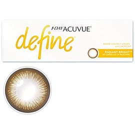 ワンデー アキュビュー ディファイン モイスト ラディアントブライト 【BC】8.5【PWR】-1.00 30枚入