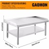 Equipment Grill Stand Prep Table Stainless Steel Table with Adjustable