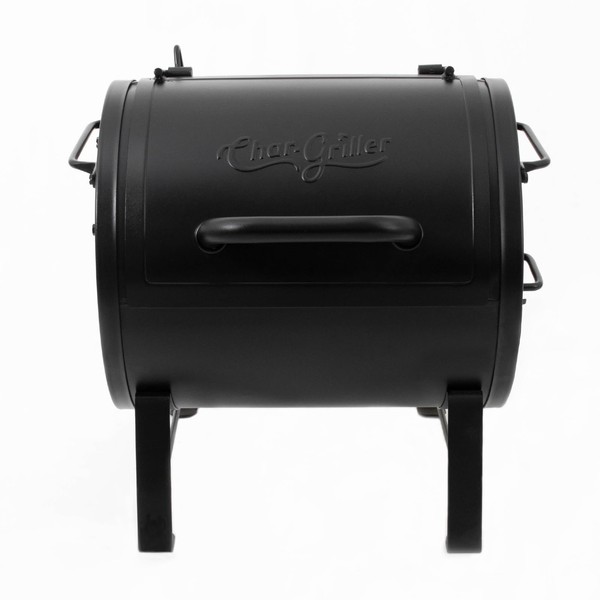 Char-Griller® Portable Charcoal Grill and Side Fire Box Attachment for