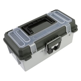 Sheffield 12670 Caja de aparejos de 13 pulgadas, verde/gris