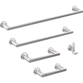 Delta Faucet 78918 Tetra Towel Bar, 18 inch, Polished Chrome
