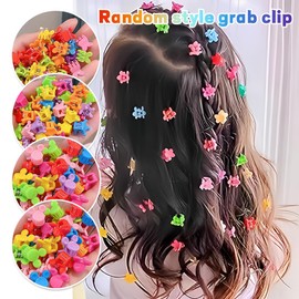 Hair Clips Girls, Pack of 100 Baby Hair Clips, Fashionable Hair Accessories for Girls, Flower Hair Clips, Girls, Cute Clips for Baby Girls, Women
