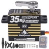 HobbyPark Waterproof 35kg High Torque Servo Motor Brushless Motor Metal
