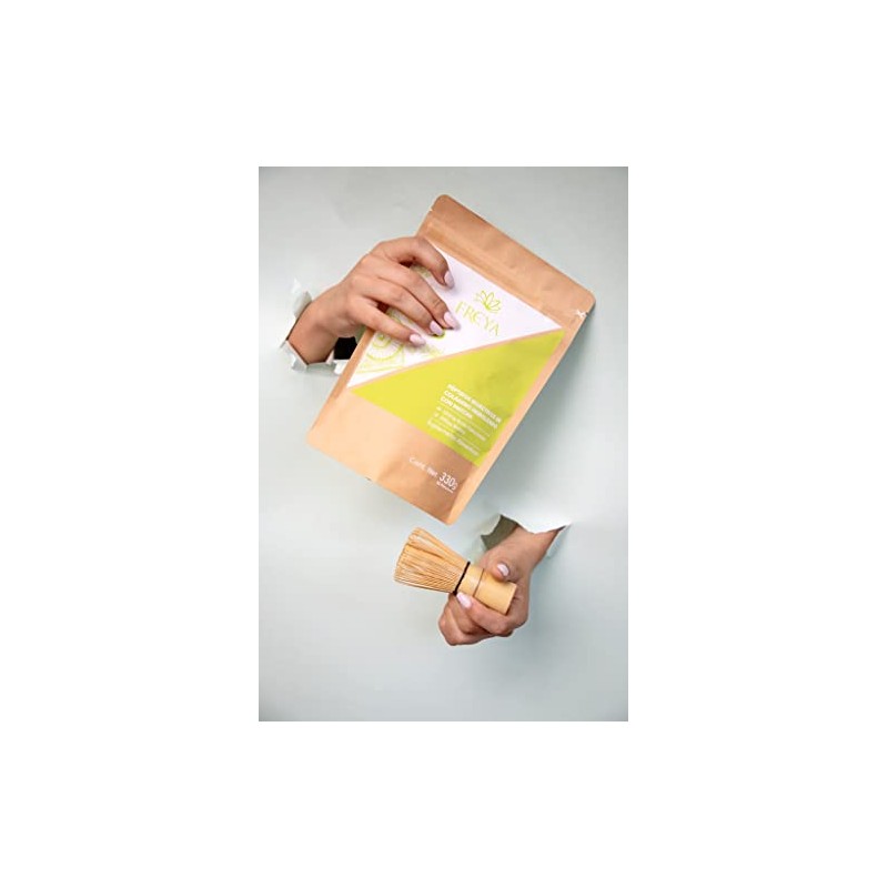 FREYA Matcha, Péptidos Bioactivos de Colágeno hidrolizado con Biotina, ácido