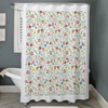 CafePress Peanuts Snoopy Spring Pattern Decorative Fabric Shower Curtain
