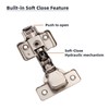 DecoBasics Full Overlay Soft Close Cabinet Hinges for Kitchen Cabinets