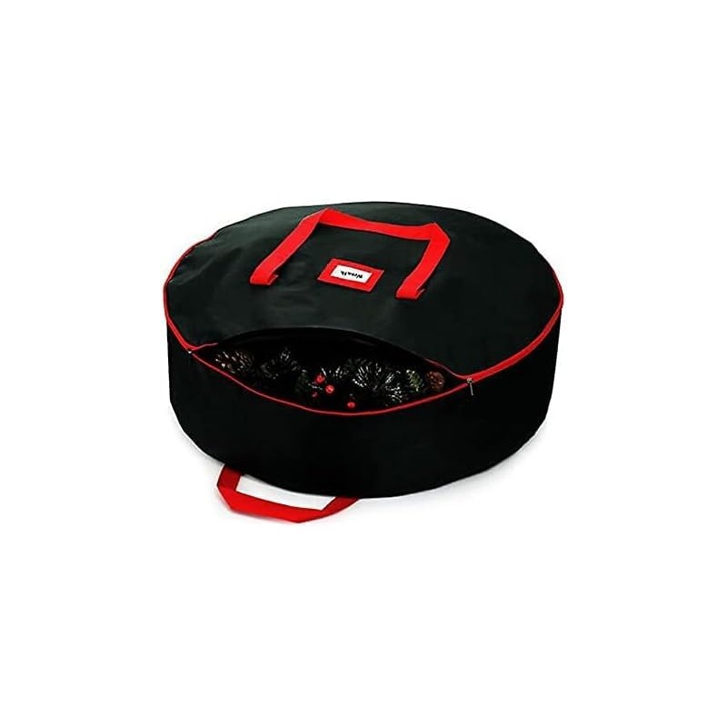 Ram® Christmas Wreath Storage Bag Durable Zipped 30 Inch Wreath
