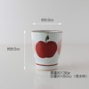 CtoC JAPAN Select Living Alone Tableware, Tea Cup, Apple, Small,