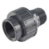 Agora-Tec Plastic Screw Connection with Seal 1 Inch AG/Female Thread