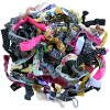 100 Hair Ties Pre pack elastic ponytail holder bands emi