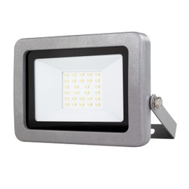 REV FLARE LED Spotlight for Outdoor Use - IP65, LED Lamp 20 W, 1700 lm, 6500 K - Ideal for Yard Driveways, Garages & House Entrances, Silver