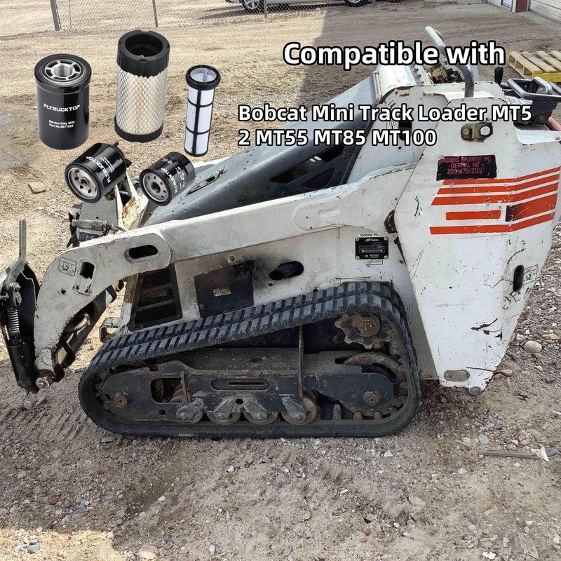 FLTRUCKTOP Maintenance Filter Kit Compatible with Bobcat Mini Track Loader