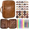 Leather Bible Cover for Men Large Bible Carrying Case with