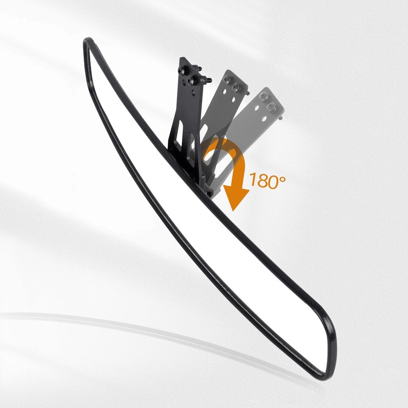 UNIGT Panoramic Convex Ranger Rear View Mirrors Compatible with 2017-2025