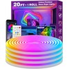 AILBTON 20Ft Neon Rope Lights,Flexible Led Rope Lights Control with