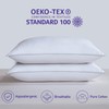 HOMELAB 2 Pack Standard Pillows for Sleeping - 100% Breathable