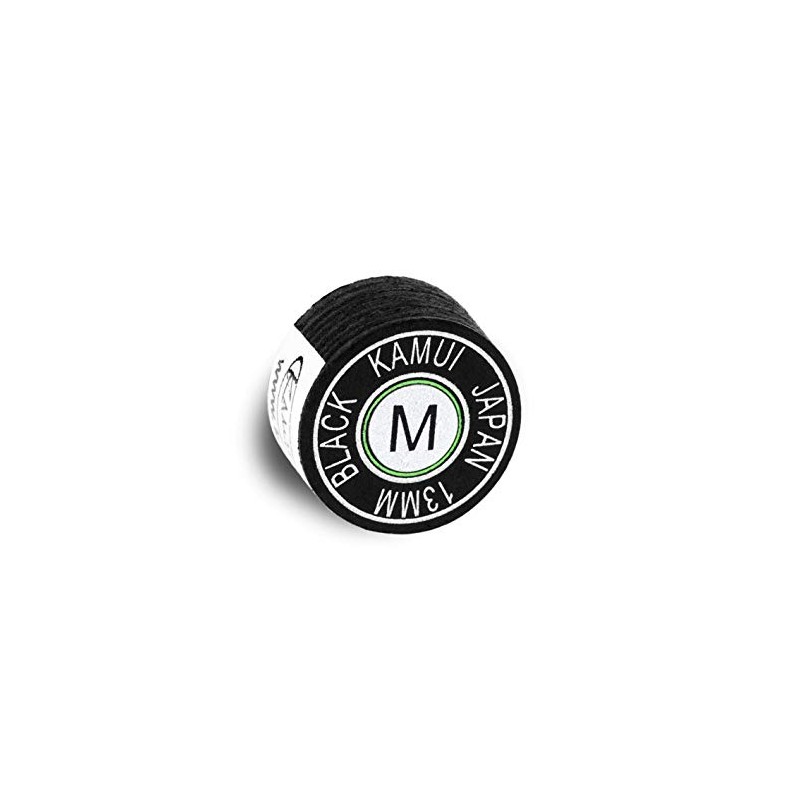 Kamui Black Laminated Pool Billiard Cue Tip - 1 Pc