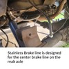 MuRealy 89715 Extended Brake Lines Kit - Stainless Steel Braided