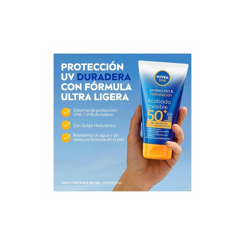 Protector Solar Corporal Nivea Sun Protección Hidratación Fps 150ml Acabado