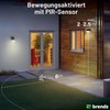 Brendz Paso Solar Outdoor Light with Motion Sensor, 1000 Lumens,