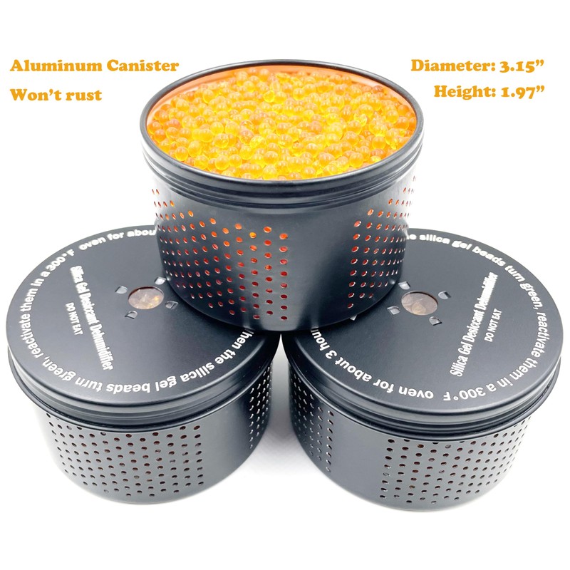 Reusable Gun Safe Dehumidifier - TOAAOT Durable Aluminum Silica Gel
