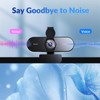 NEWORK 4k Webcam, UHD Webcam 1080P@60FPS, PDAF+CDAF Autofocus, Privacy Cover