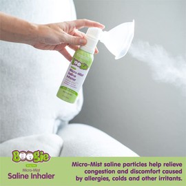 Boogie Micro-Mist Saline Inhaler Refill, 2.8oz Unscented - Pack of 1