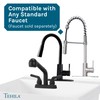 JS Jackson Supplies Tehila White Wall-Mounted Utility Sink Tub Kit,