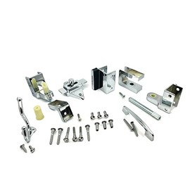 Harris Hardware DS-2-78 Toilet Partition Die Cast Zamac Outswing Door Hardware, 7/8 in. Door 1-1/4 in. Post